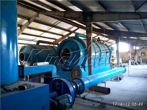 rubber pyrolysis plant