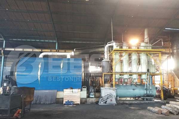 Tyre Pyrolysis Plant