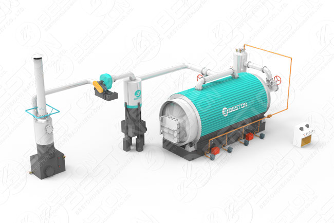 Beston Biochar Production Equipment for Sale - 3D Demonstration2